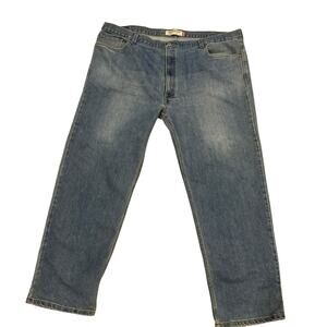Levi’s 550 Relaxed Fit Jeans W48 L32 Light Wash Big & Tall Denim
